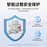 飞利浦（PHILIPS）迷你插排小型一转六多功能小巧插座两孔两脚6位二插孔插线板旅行出差便携插板接线板家用排插2.8米 实拍图