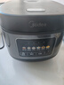 美的（Midea）电饭煲电饭锅家用3-4-5-8个人5升大容量智能预约多功能煲汤煮米饭杂粮粥不沾一锅多用彩屏金属机身 焖香柴火饭RE529【2-10人用】#大容量 5L 实拍图