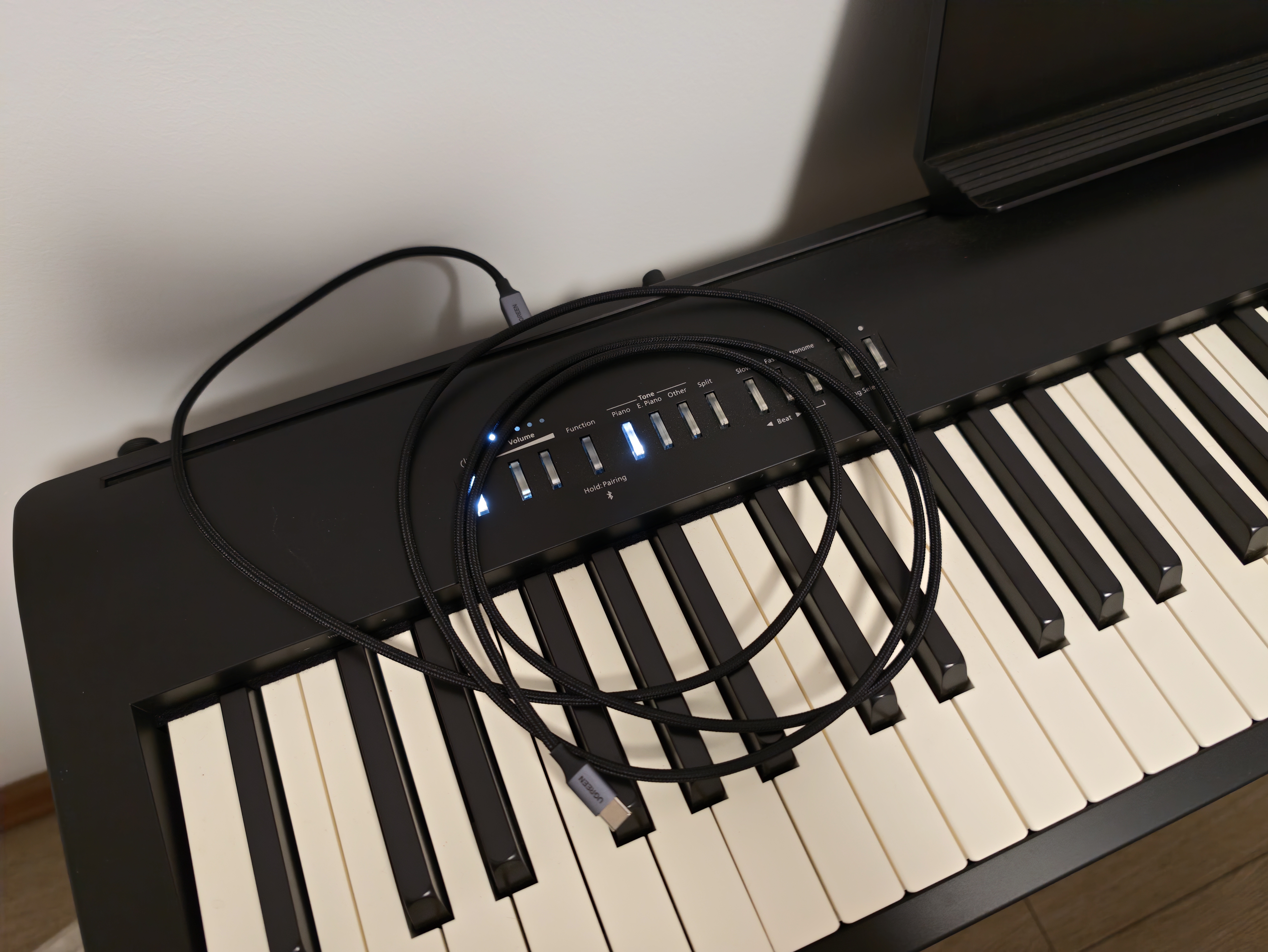 绿联Type-C手机打印机连接线 MIDI转方口内录线适用手机平板电脑接电钢琴解码器OTG数据线2米80807 实拍图