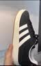 adidas T头鞋 STADT经典薄底运动板鞋平底鞋男女阿迪达斯三叶草   黑色/汉玉白/浅猩红（推荐女生买小半码）   38 实拍图