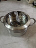 振能B型日式304食品级不锈钢加厚蒸锅单层蒸笼复底煤气电磁炉通用 实拍图