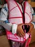 泳速 专业儿童救生衣 游泳衣（3-12岁适用）马甲 水上娱乐助泳衣带插 3-7岁粉红色 均码 实拍图
