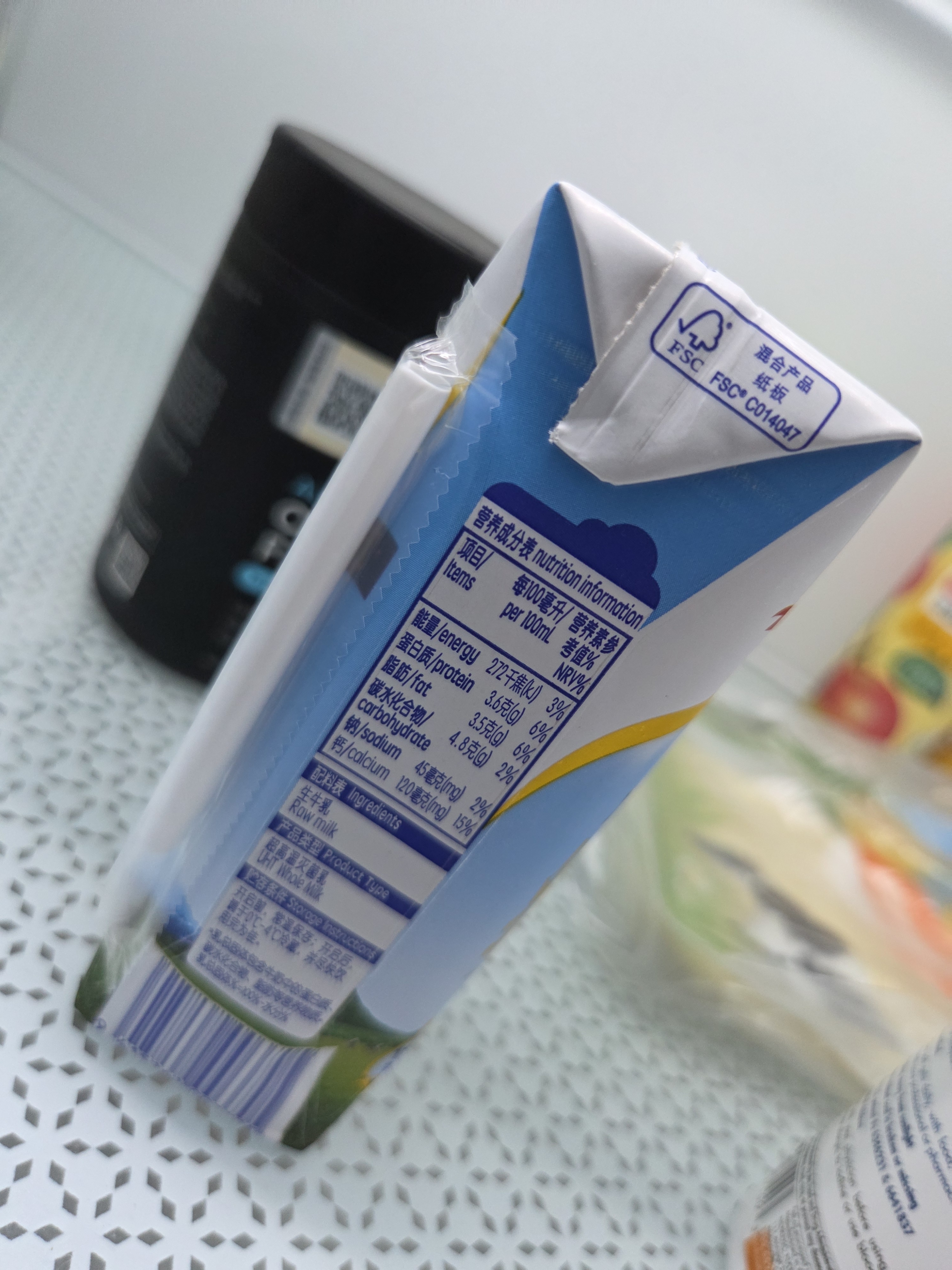 安佳（Anchor）3.6g蛋白质 全脂牛奶 250ml*24盒 新西兰原装进口草饲 实拍图