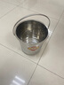 虎神 不锈钢水桶储家用 储水桶小圆桶垃圾桶铁桶带盖手提式提桶加厚 12升特厚无磁不锈钢201板材 实拍图
