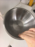 打蛋器专用打蛋碗不锈钢打蛋碗沙拉碗打蛋器必备打蛋碗不锈钢厨房烘焙必备 沙拉碗【700ml】 实拍图