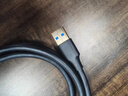 秋叶原（CHOSEAL）USB3.0延长线 公对母高速传输数据连接 电视电脑硬盘U盘鼠标键盘充电加长转接线 3米 QS5833AT3 实拍图