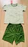 京东京造儿童睡衣夏季桉树皮衣服10A抗菌棉家居服超薄套装男女童装森林绿 实拍图