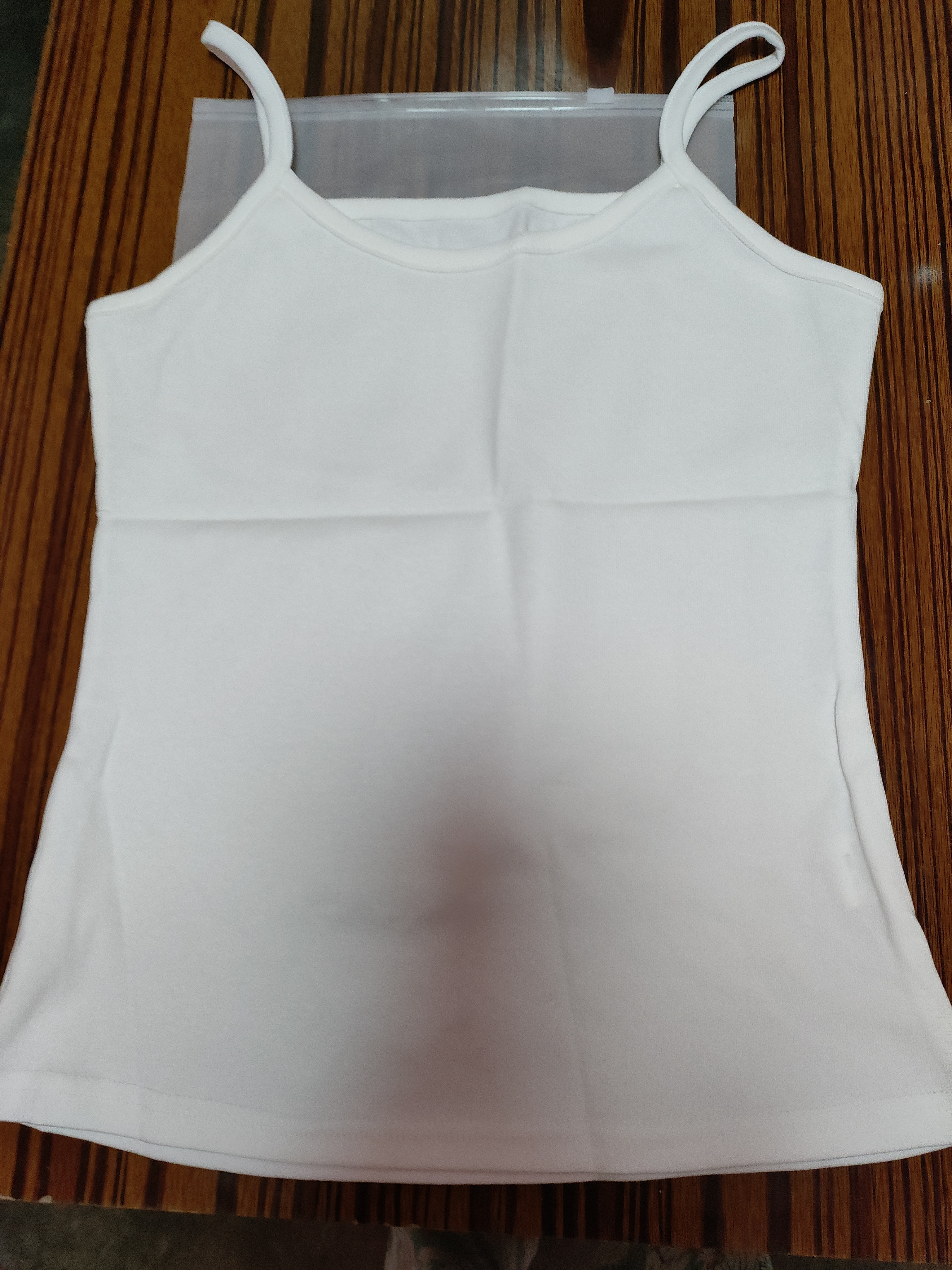 浪莎纯棉吊带背心女夏季内搭薄款遮副乳外穿显瘦美背打底无袖上衣 实拍图