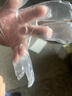 优奥一次性手套500只盒装食品级加厚防漏塑料透明PE厨房卫生龙虾手套 实拍图