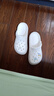 名创优品（MINISO）洞洞鞋男女款EVA夏外穿沙滩凉鞋防滑踩屎感包头情侣 白色+海星 实拍图