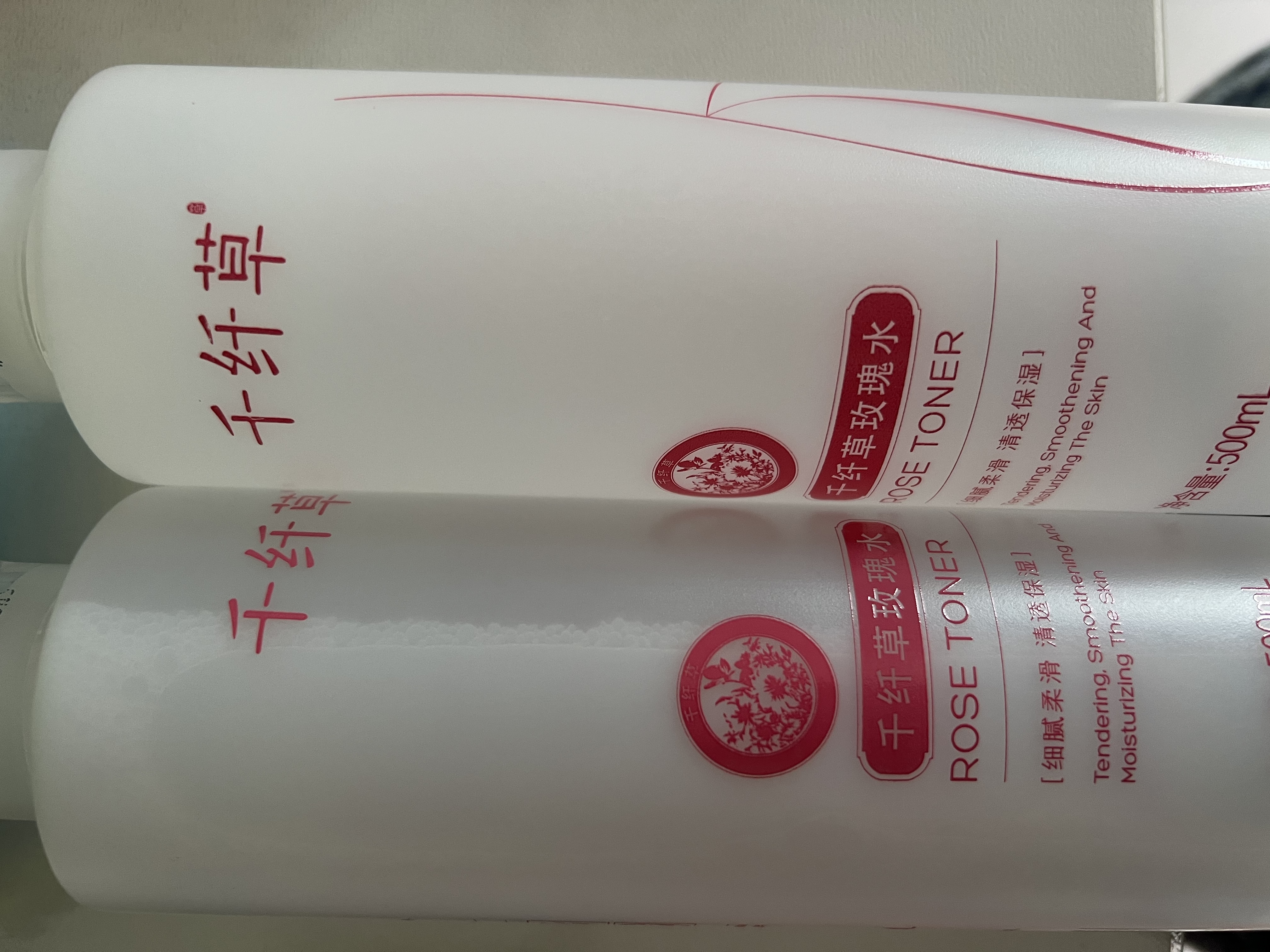 千纤草爽肤水补水喷雾保湿紧致细腻焕亮柔嫩湿敷男女大容量玫瑰水1000ml 实拍图