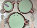 babycare儿童餐具辅食碗注水保温碗不锈钢叉勺宝宝吃饭喝水周岁礼盒粉饭盒 实拍图