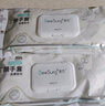 秉秀丁腈手套食品级保洁护理家务手套耐用型洗碗手套 半透白2大包（共100只） S（掌宽6.5-7.2CM） 实拍图