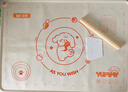 双枪（Suncha）硅胶揉面垫食品级擀面垫70*50 和面板烘焙案板超大升级加厚4件套 实拍图