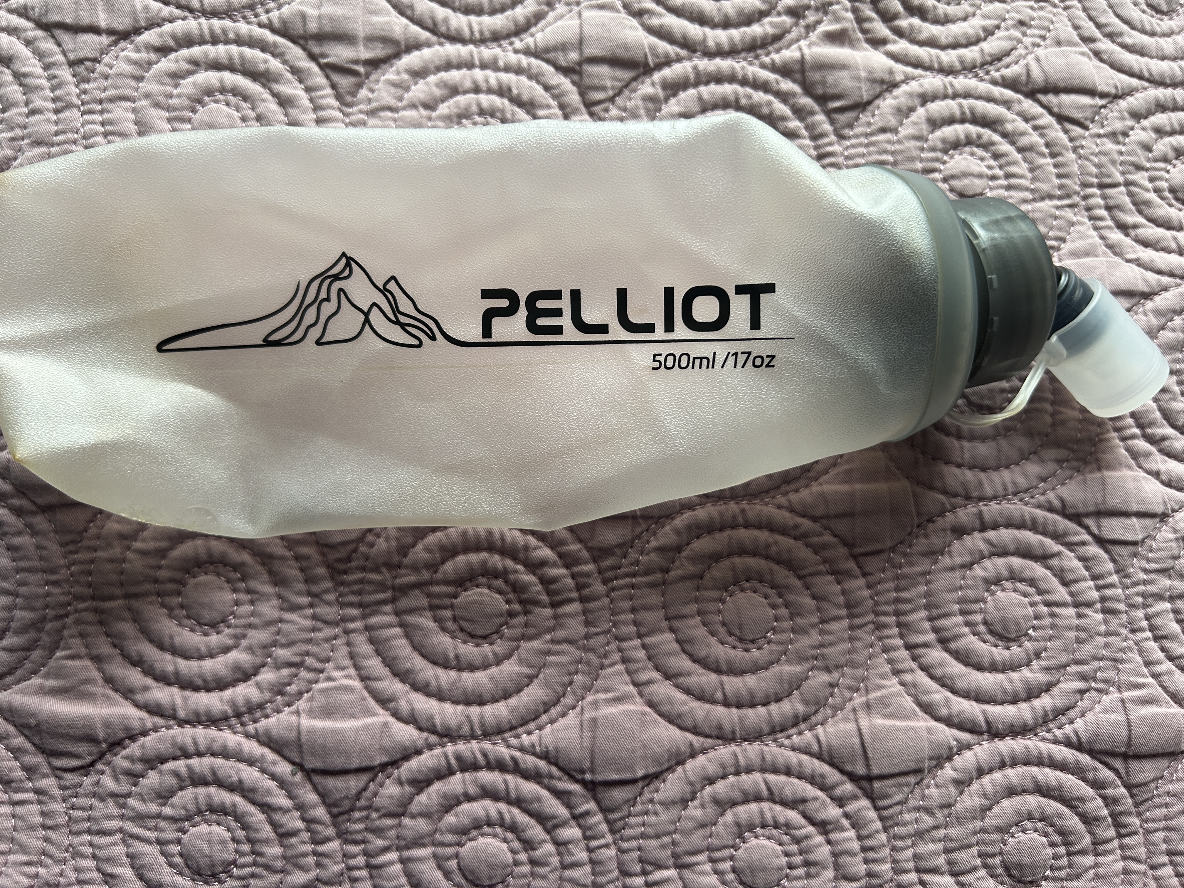 伯希和（Pelliot）户外饮水袋登山徒步跑步便携越野跑骑行软水壶16504457 白500ML 实拍图