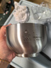 美厨（MAXCOOK）316L不锈钢碗 汤碗双层隔热洗碗机可用饭碗餐具面碗12cm MCWA8724 实拍图