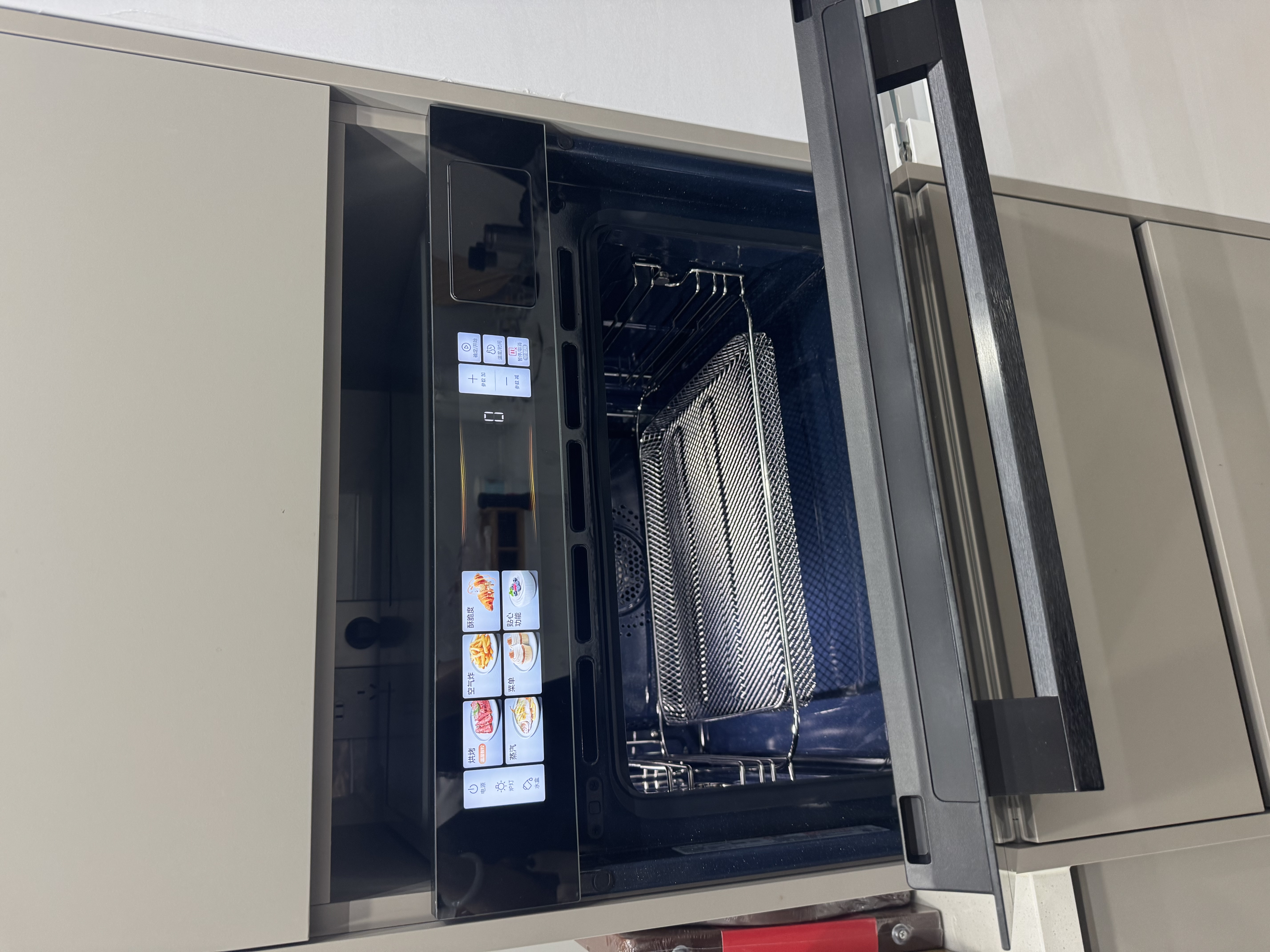 美的（Midea）【温湿智控】55L嵌入式蒸烤一体2026年新款 杯水鲜蒸 涡轮热风 蒸箱烤箱 蒸烤炸炖4合1体机SX5 实拍图