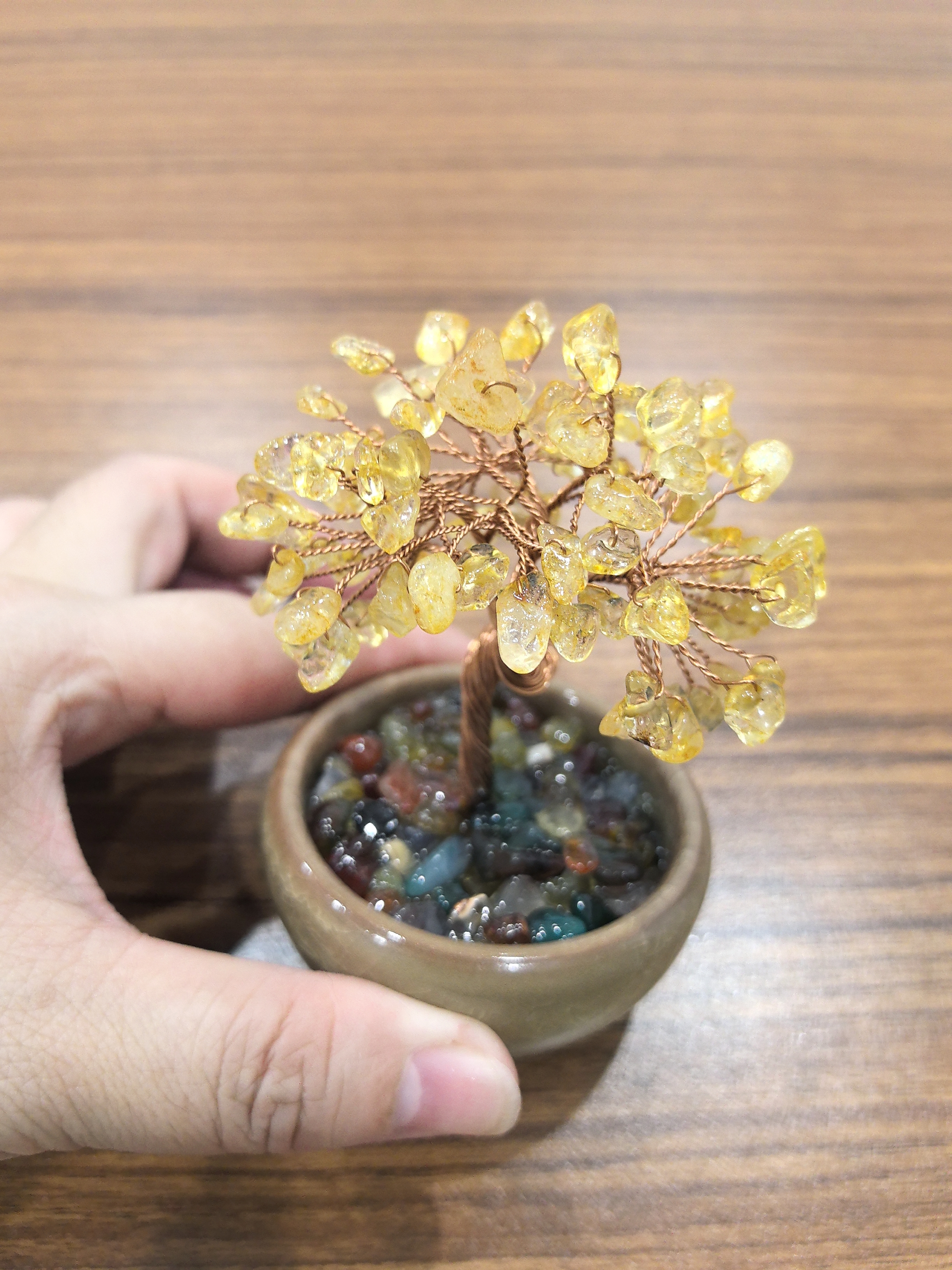 范爷家摇钱树聚宝盆摆件工艺品办公室客厅装饰品乔迁开业礼重阳节送礼 实拍图