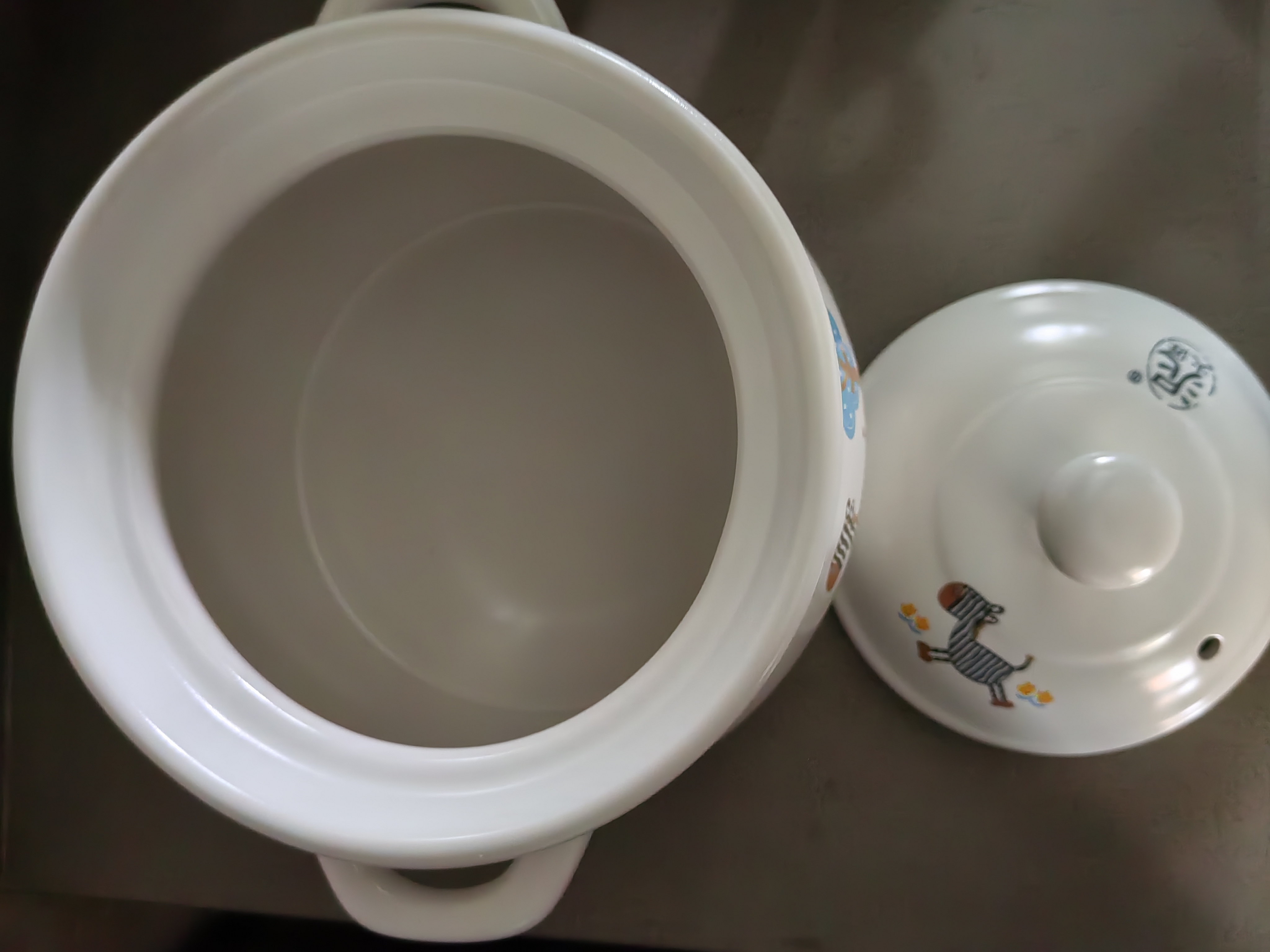 泥火匠陶瓷釉中彩小斑马汤煲3.5L养生砂锅明火中药炖汤锅汤煲莲姐同款 实拍图