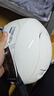 野马（YEMA）3c认证电动车头盔男女四季通用摩托车半盔0感天窗夏季防晒双镜片电瓶车安全帽新国标A类370S 卡其白配透明短镜 均码（55-62cm） 实拍图