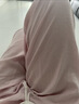优衣库麻混纺舒适长裤/常规款女装/休闲裤26春夏新款482246 11 粉红色 M 实拍图