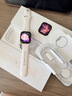 Apple/苹果 Watch S11 智能手表GPS款42毫米玫瑰金色铝金属表壳淡桃粉色运动型表带S/M MEUN4CH/B 实拍图