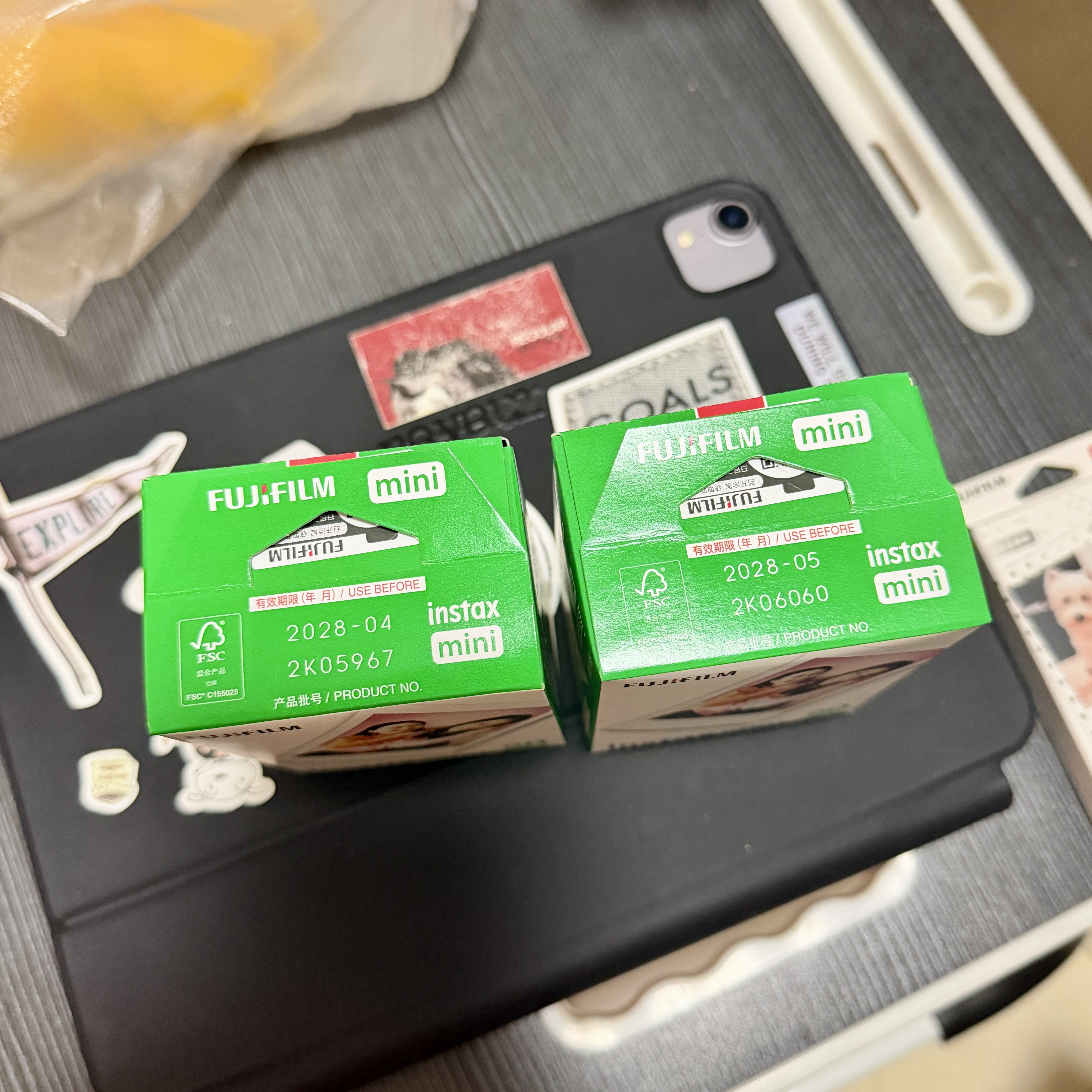 富士（FUJIFILM）instax mini通用拍立得相纸照片适用mini13/7+/8/9/11/12/40/90/EVO/liplay打印机拍立得 D：20张相纸+相册+边框贴纸 实拍图