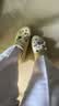 卡骆驰（CROCS）男女泡芙洞洞鞋户外休闲时尚厚底一脚蹬沙滩鞋 207521-2Y2 37-38 实拍图