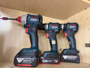 博世（BOSCH）18V无刷锂电冲击扳手285牛米大扭矩GDX18V-285单电3.0Ah套筒套装 实拍图