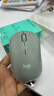 罗技（Logitech）M221 轻音鼠标 无线鼠标 办公鼠标 对称鼠标 带无线微型接收器 薄荷绿 实拍图