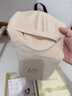 嫚熙（EMXEE）太空反重力孕妇哺乳内衣聚拢防下垂孕期产后专用喂奶文胸春夏 柔雾杏【太空Bra 反重力系列】 L 实拍图