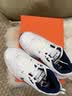 耐克轻便训练鞋秋季健身缓震老爹鞋NIKE AIR MONARCH 4 415445 102白色/金属银/深藏青 40.5 (255mm) 实拍图