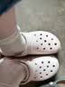 卡骆驰（CROCS）经典泡芙沙滩凉鞋洞洞鞋5cm男女同款石英粉 实拍图