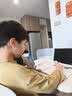 天文（TEN-WIN）儿童开学学习桌椅套装可调节小学生一体学习书桌游学巴士2807蓝 实拍图
