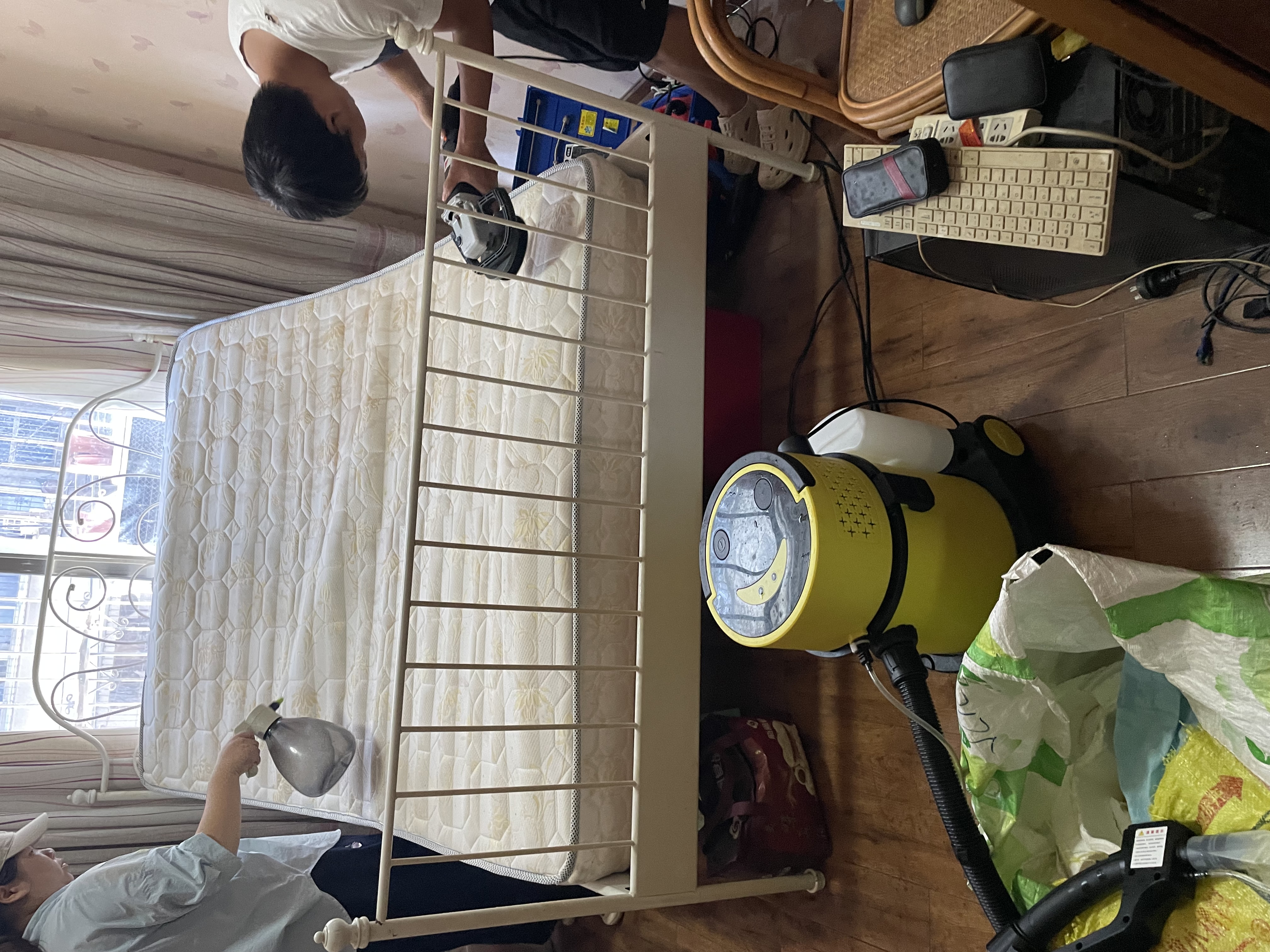 床垫清洗上门服务去污杀菌消毒除螨除异味席梦思蒸汽清洗高温深度清洁去污渍 双面清洁消毒套餐 实拍图