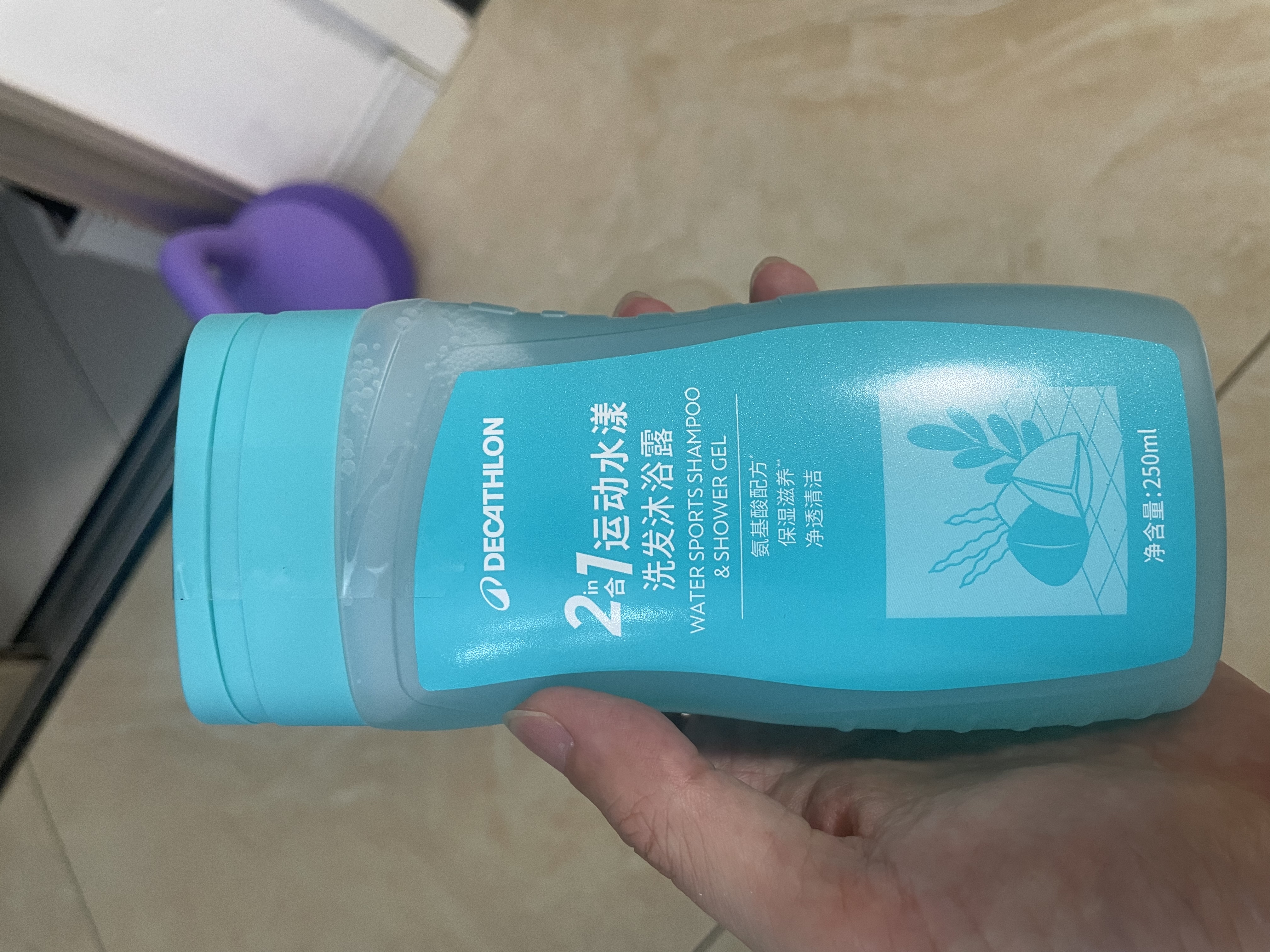 迪卡侬（DECATHLON）去氯洗发沐浴露二合一游泳专用除氯沐浴露女-5748320 实拍图