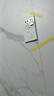 西门子（SIEMENS）插座面板 10A斜五孔插座 86型暗装插座 皓彩雅白5UB26183NC012P 实拍图