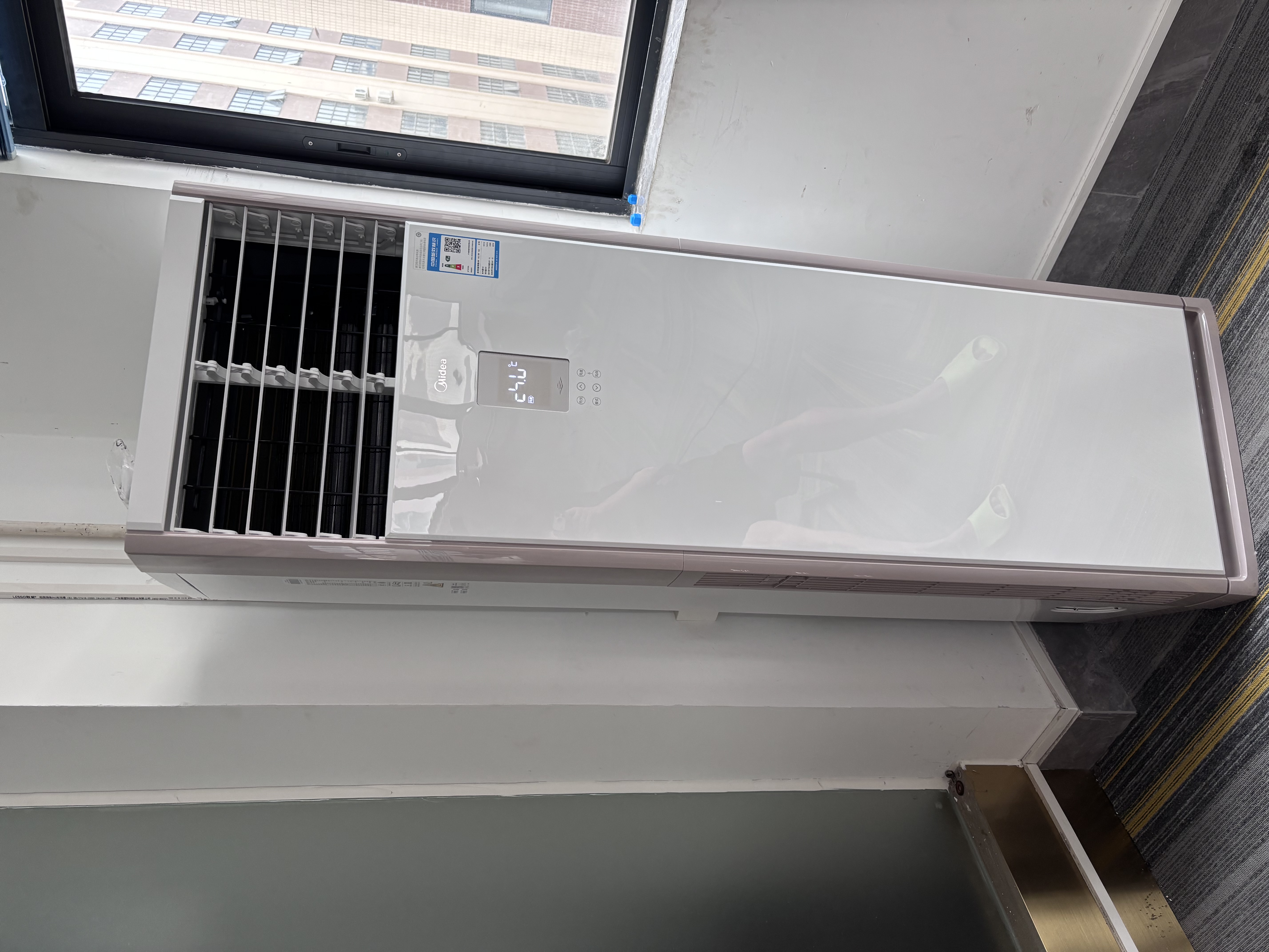 美的（Midea）空调立式柜机方柜冷静星/风客升级款变频冷暖商居两用智自清洁客厅企业智能餐厅换新补贴 一级能效380v变频大面积使用+送五米铜管 5匹 实拍图