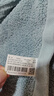 金号浴巾家纺 180*80cm加厚加大洗澡巾 纯棉A类吸水运动浴巾800g 蓝 实拍图