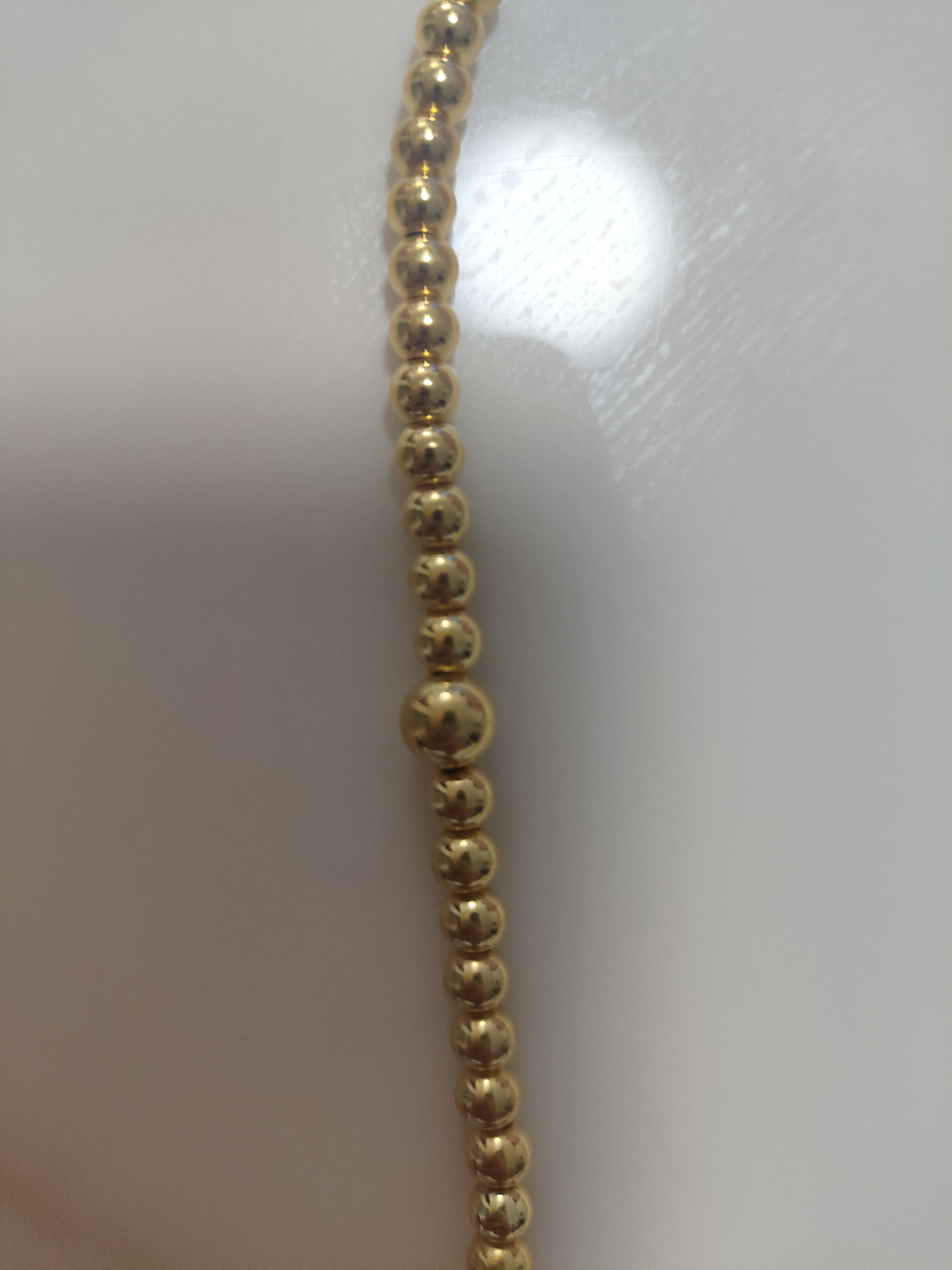金小貅转运珠黄金串珠配件999足金金珠硬金古法配珠光面隔珠圆形散珠 0.2g,4mm光珠-1颗-【重版】 实拍图