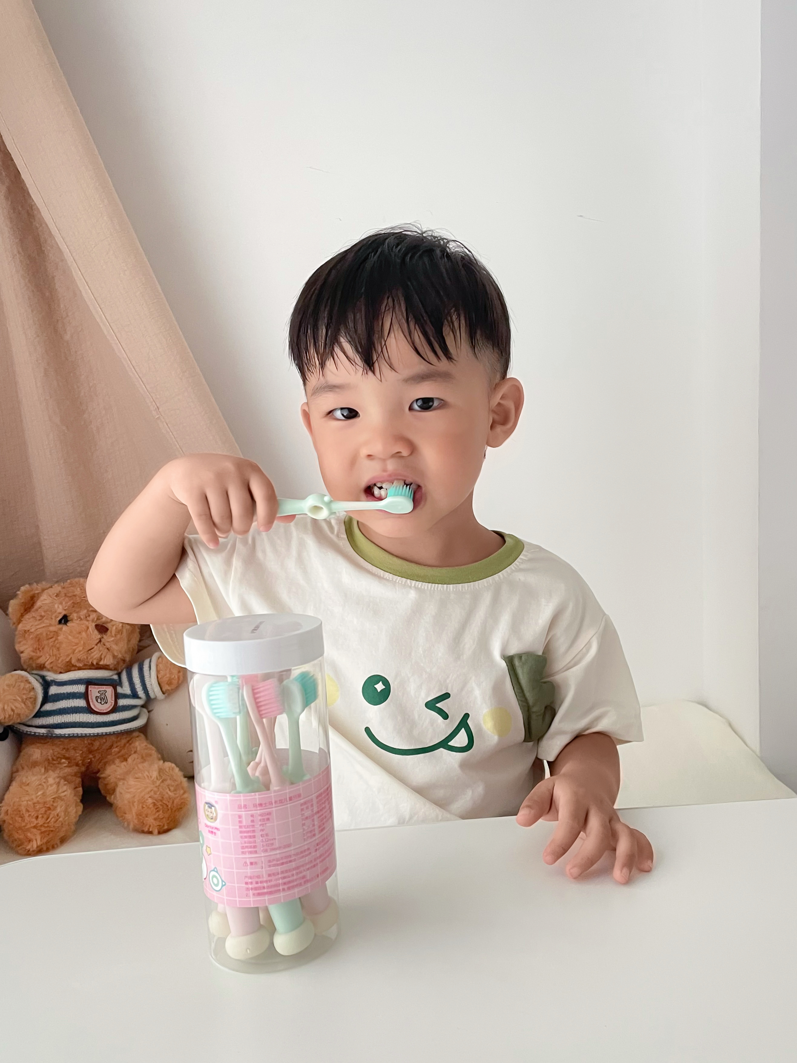 马博士儿童牙刷3-6-12岁口腔清洁宝宝训练牙刷套装8支装 实拍图