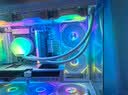 玩嘉棱镜8Pro ARGB风扇 黑色反叶 机箱散热12CM风扇神光同步5V3针ARGB PWM温控调速 实拍图