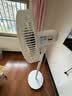 美的（Midea）【飓风节能】七叶柔风立式电风扇/家用轻音落地扇/台式小型风扇/大风力遥控定时摇头风扇 SAH35BSJ 实拍图