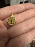 周大福福字圆牌万字福牌黄金吊坠女约3.05g EOF1684生日礼物 实拍图