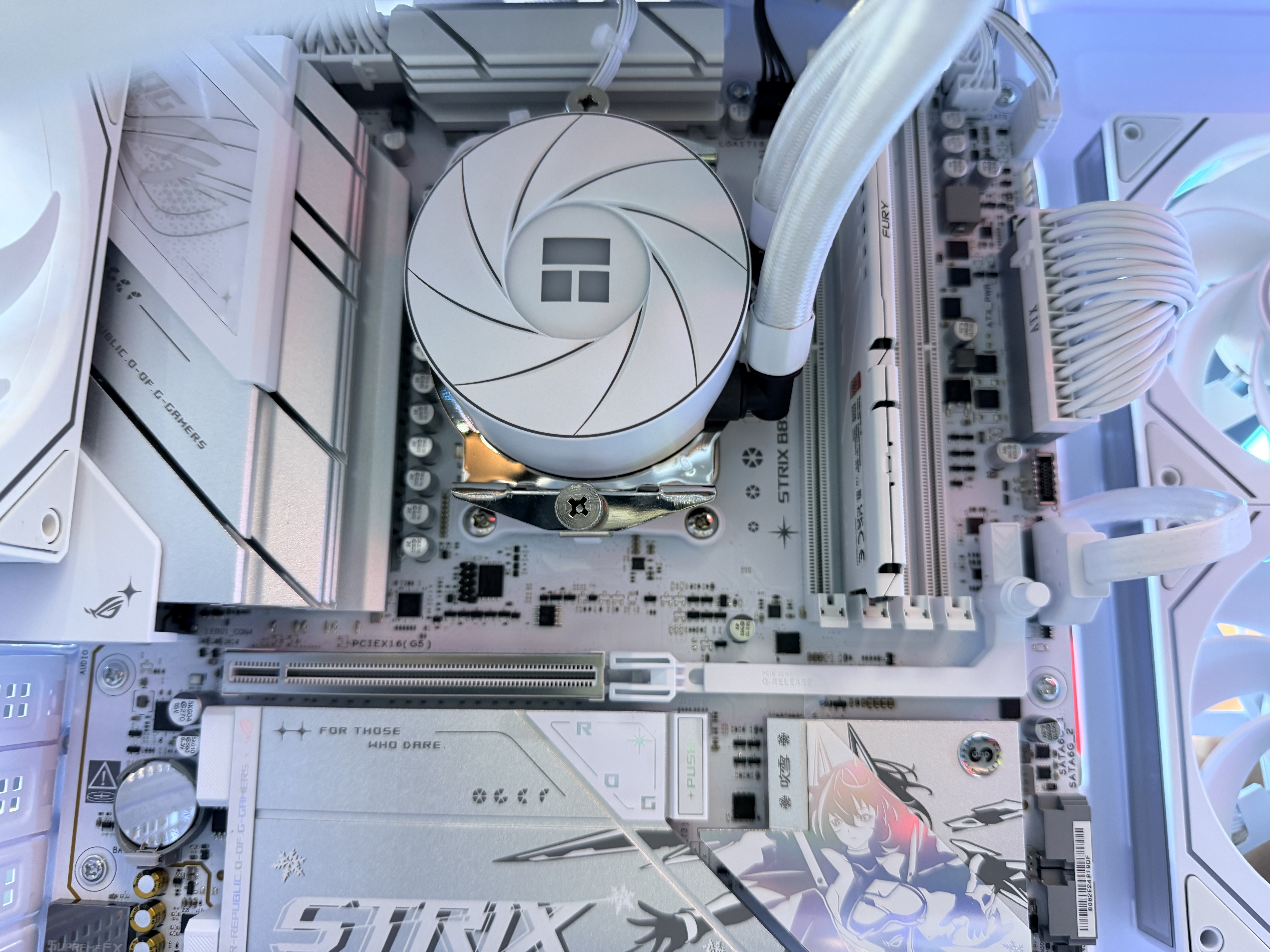 ROG STRIX B850-G GAMING WIFI S小吹雪主板+AMD 锐龙7 9800X3D CPU  主板+CPU套装 实拍图