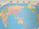 【2026】中国地图+世界地图挂图 约1.1米*0.8米 2张高清防水标准政区图 学生地图 地理学习 办公家用装饰 无拼缝新版墙贴挂画挂图 实拍图