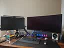 AOC爱攻霸天 34英寸QD-OLED 175Hz 0.03ms 原生10bit 硬件低蓝光 16W音箱曲面带鱼电竞显示器AG346UCD 实拍图