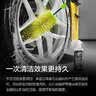 绿田（LUTIAN）轮胎轮毂刷子汽车清洁加长硬软毛刷擦车去污神器洗车工具 实拍图