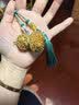 朱炳仁铜  福禄欢喜挂件 花丝工艺小葫芦办公室桌面装饰品礼品摆件 福禄欢喜车挂 实拍图