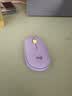 罗技（Logitech）LOGITECH PEBBLE 无线蓝牙鼠标 静音鼠标 办公鹅卵石造型 轻薄便携 时尚小巧 星幕紫 实拍图